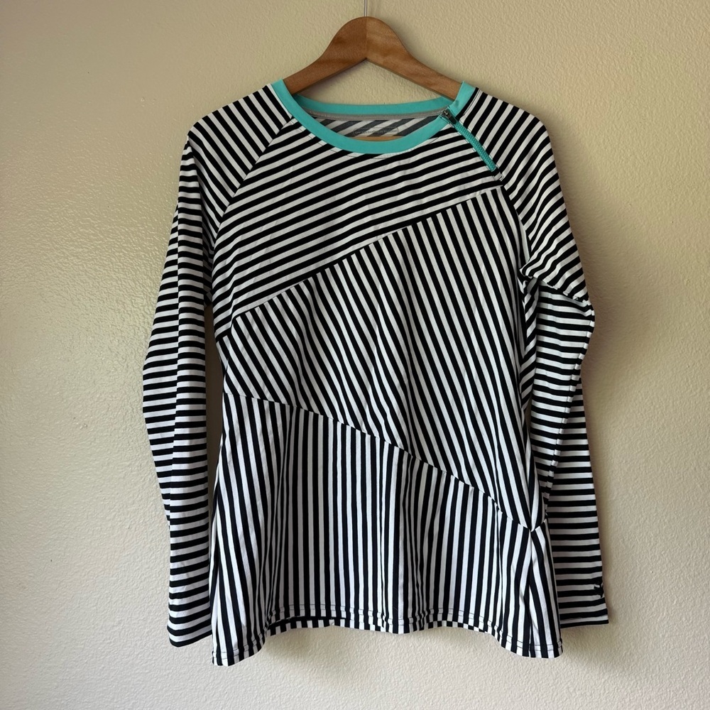 Coolibar Striped Swim Top